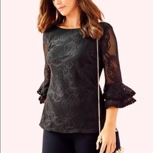 Lilly Pulitzer Black Top